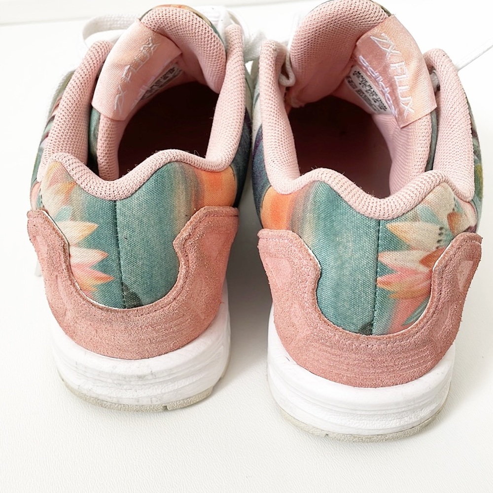 adidas ZX Flux Farm Curso d’Agua  Tropical Print Sneakers - Picture 7 of 14